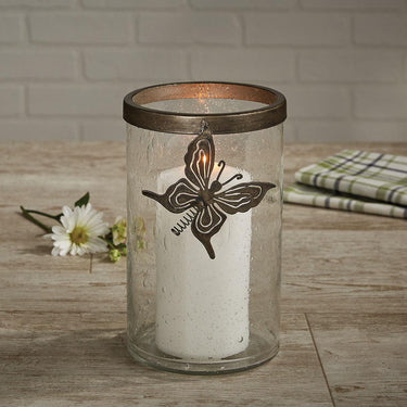 Butterfly Vase Galvanized - Park Designs - The Fox Decor